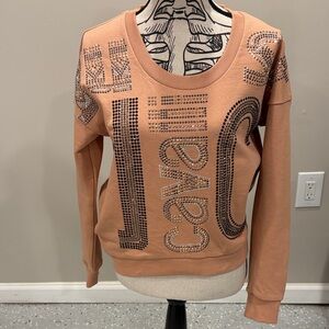 NWT Just Cavalli Studded Logo Sweatshirt